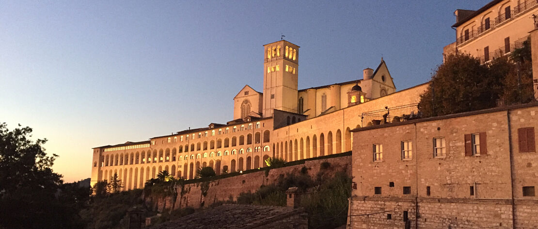Blick auf die Stadt Assisi